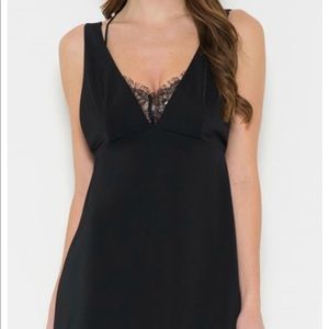 Black lace dress